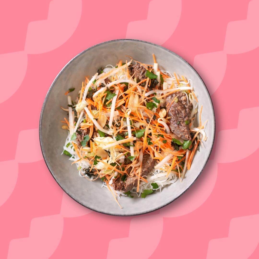 Bò-bún vietnamien au boeuf